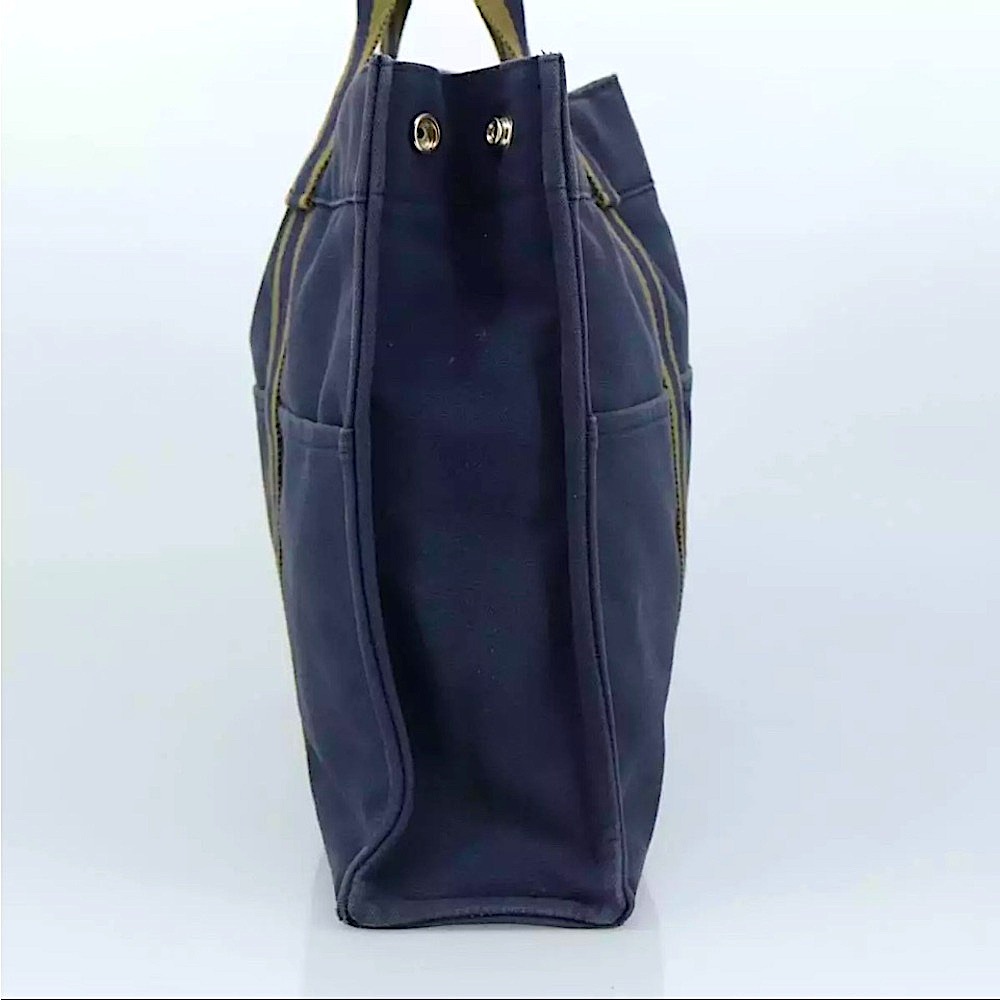 Hermes Fourre Tout MM Tote Bag Canvas Authentic in Excellent Condition - Picture 3 of 10